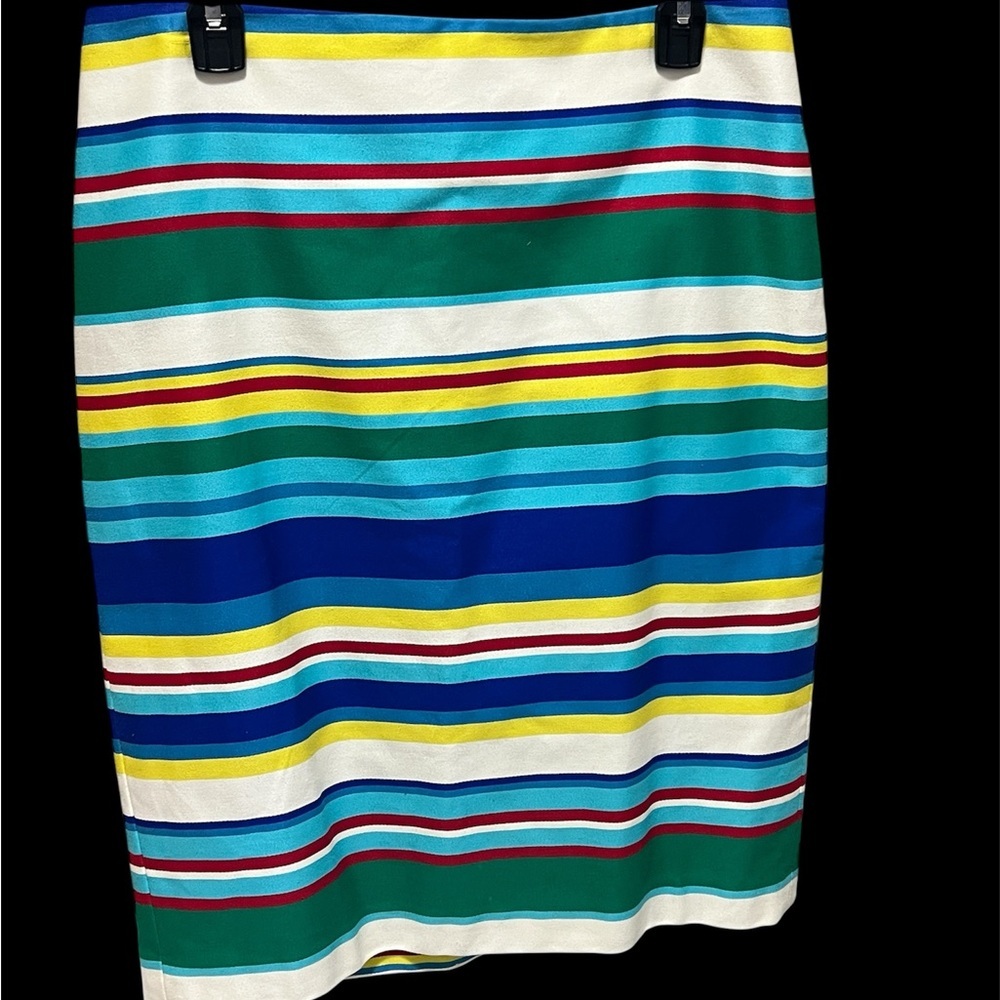 Talbots Colorful Striped Pencil Skirt size 10